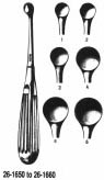 26-1654 Miltex Brun Bone Curette Size 3