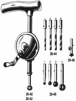 26-40 Miltex Stille Cranial Drill Set