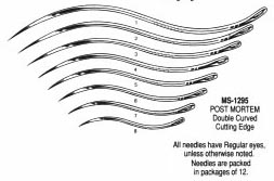 MS1295-1 Miltex Pm Ndls Double Curved #1